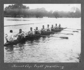 Henley 1925 - Thames Cup eight training