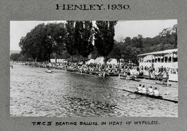 Henley 1930 Wyfold TRC beating Balliol